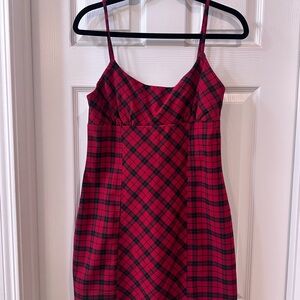 Wild Fable Red and Black Checkered Top